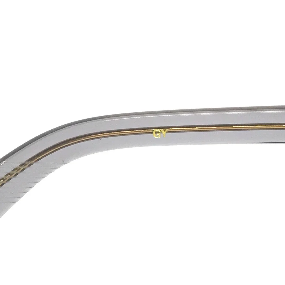 Alfred Kerbs Eyeglasses Frames LUCIO GY Shiny Clear Gray Aviator 59-15-145